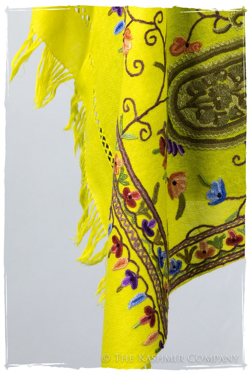 Jardin de Pierre Précieuse Topaze Paisley Shawl