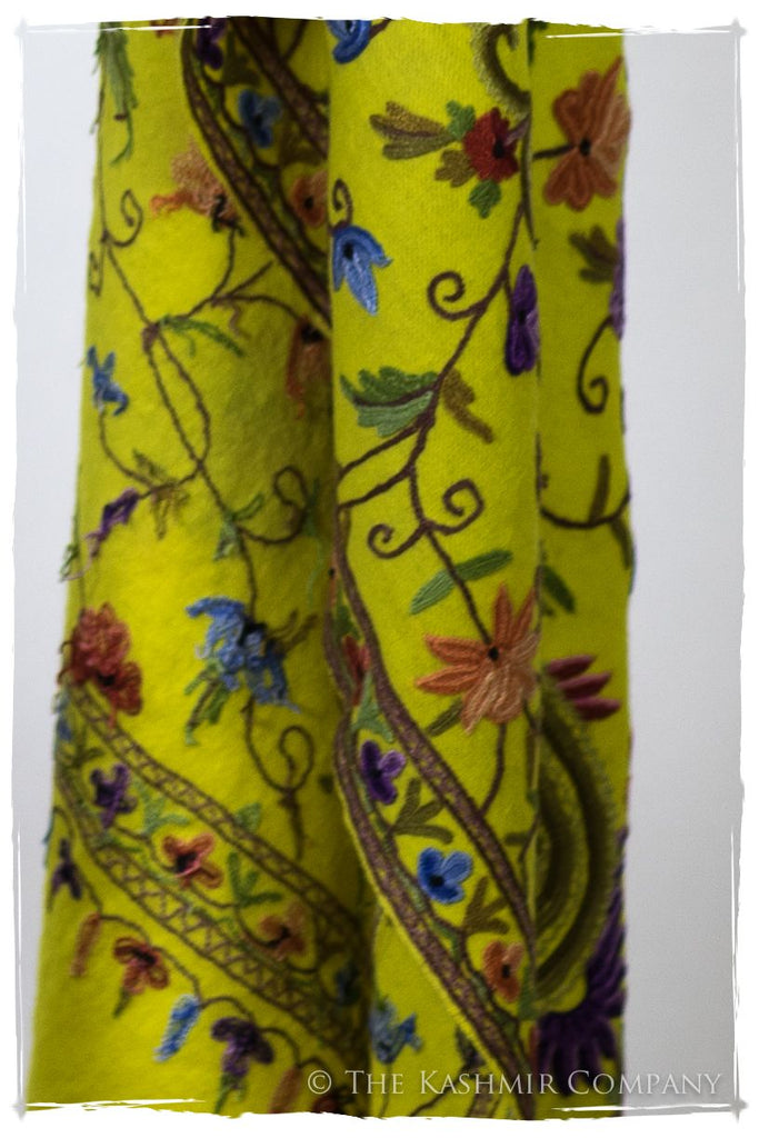 Jardin de Pierre Précieuse Topaze Paisley Shawl