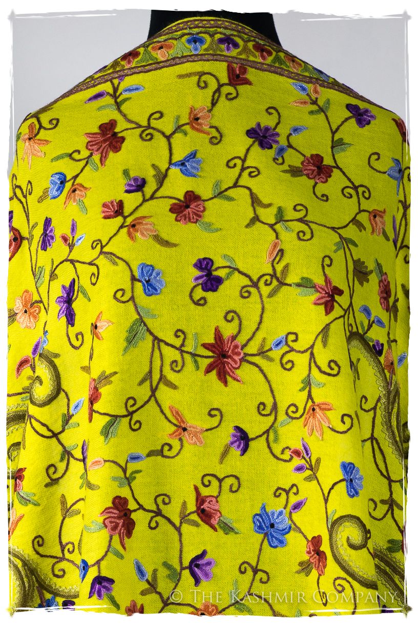 Jardin de Pierre Précieuse Topaze Paisley Shawl