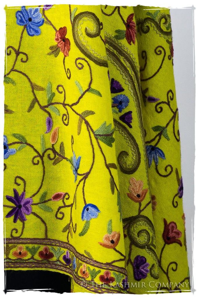 Jardin de Pierre Précieuse Topaze Paisley Shawl