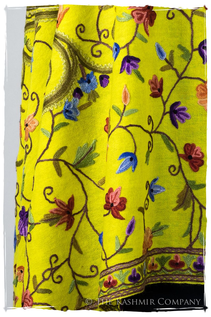 Jardin de Pierre Précieuse Topaze Paisley Shawl