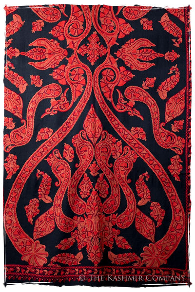 Joyaux de la Rouge d'automne Paisley Shawl