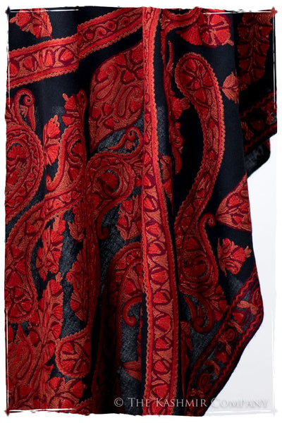 Joyaux de la Rouge d'automne Paisley Shawl