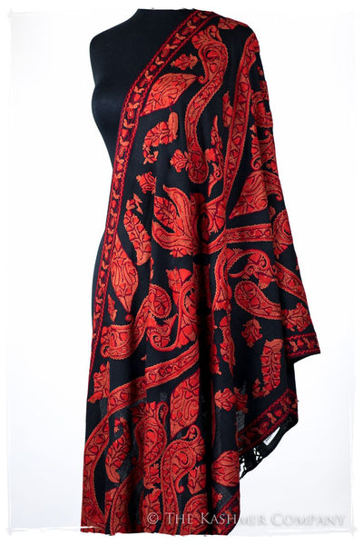 Joyaux de la Rouge d'automne Paisley Shawl