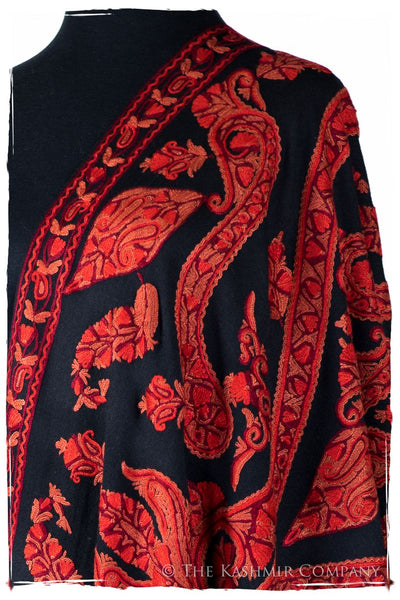 Joyaux de la Rouge d'automne Paisley Shawl