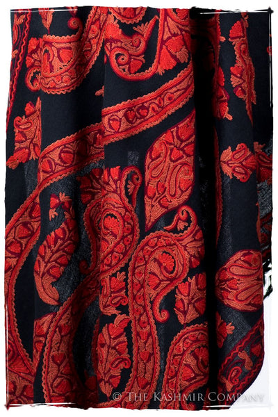 Joyaux de la Rouge d'automne Paisley Shawl