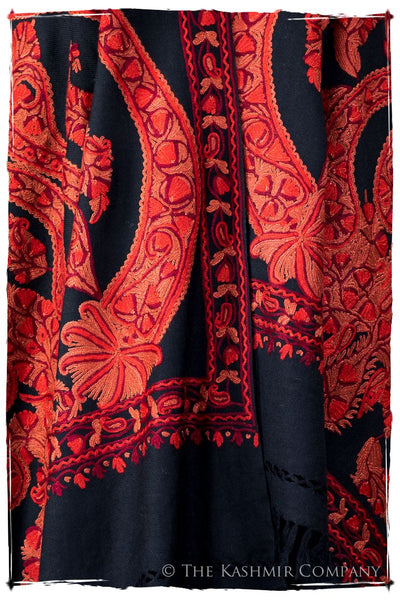 Joyaux de la Rouge d'automne Paisley Shawl