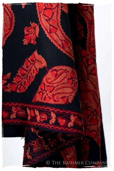 Joyaux de la Rouge d'automne Paisley Shawl