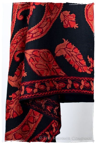 Joyaux de la Rouge d'automne Paisley Shawl