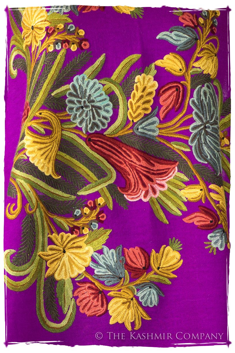 Bouquet de Tulipès Français Vincennes Provence Shawl
