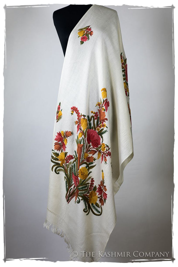 Bouquet de Tulipes Désert d'ivoire Provence Shawl