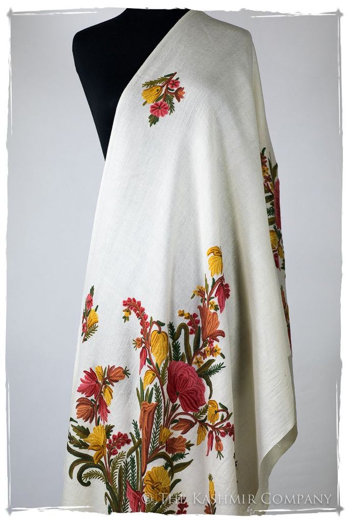 Bouquet de Tulipes Désert d'ivoire Provence Shawl