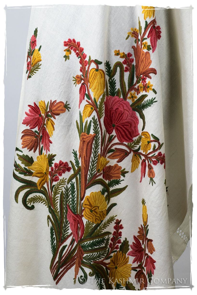 Bouquet de Tulipes Désert d'ivoire Provence Shawl