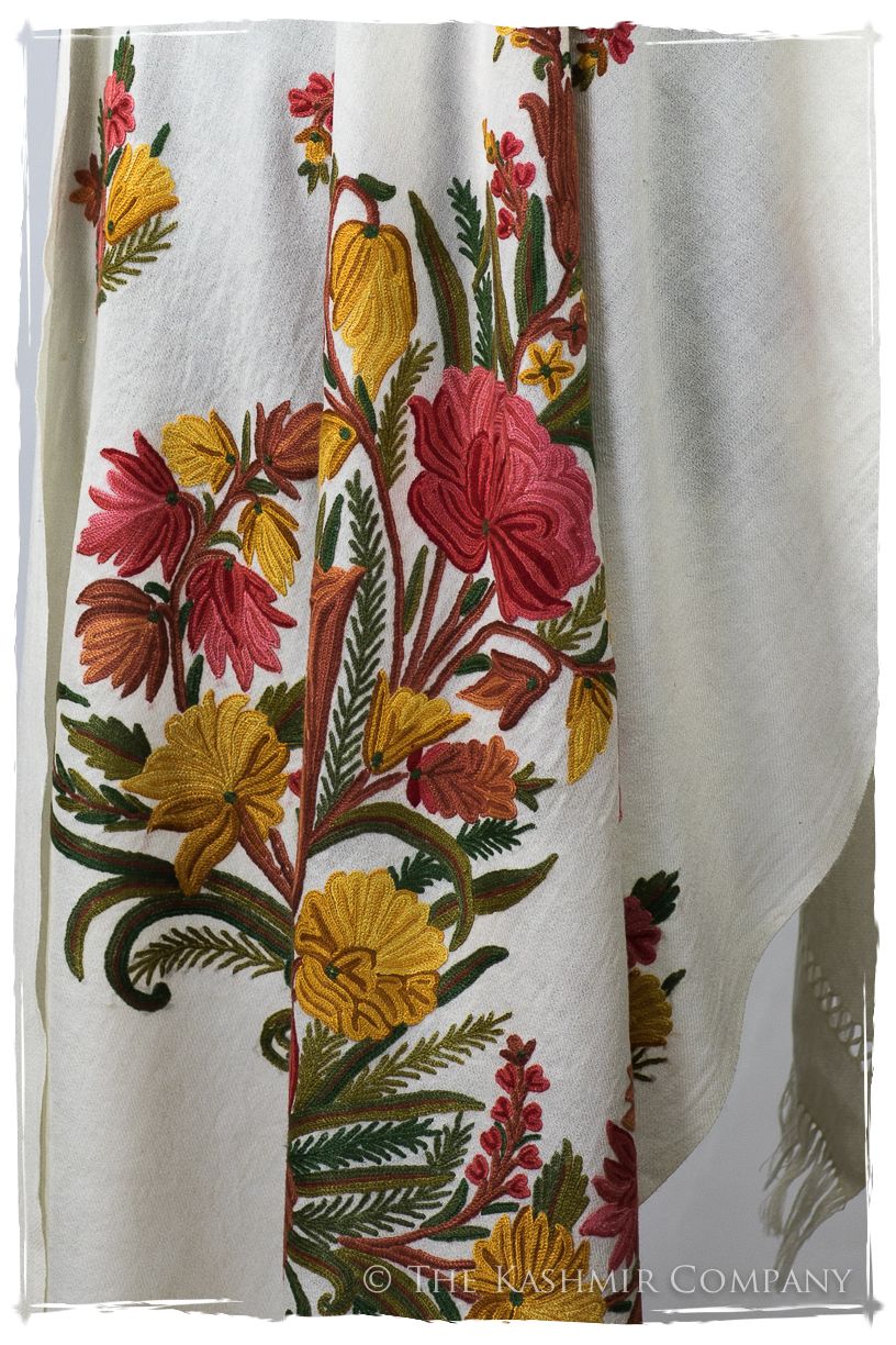 Bouquet de Tulipes Désert d'ivoire Provence Shawl