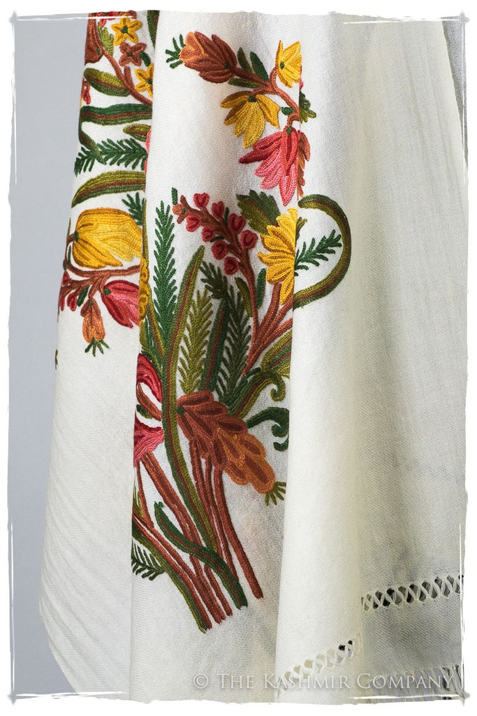 Bouquet de Tulipes Désert d'ivoire Provence Shawl