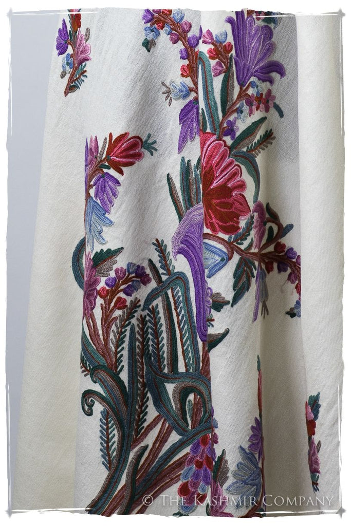 Bouquet de Tulipés Voilét d'ivoire Provence Shawl