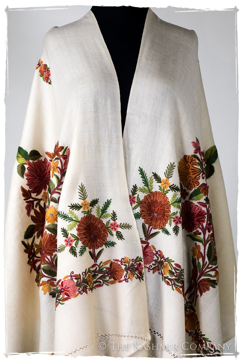 Bouquet d'oeillet Algérie d'ivoire Provence Shawl