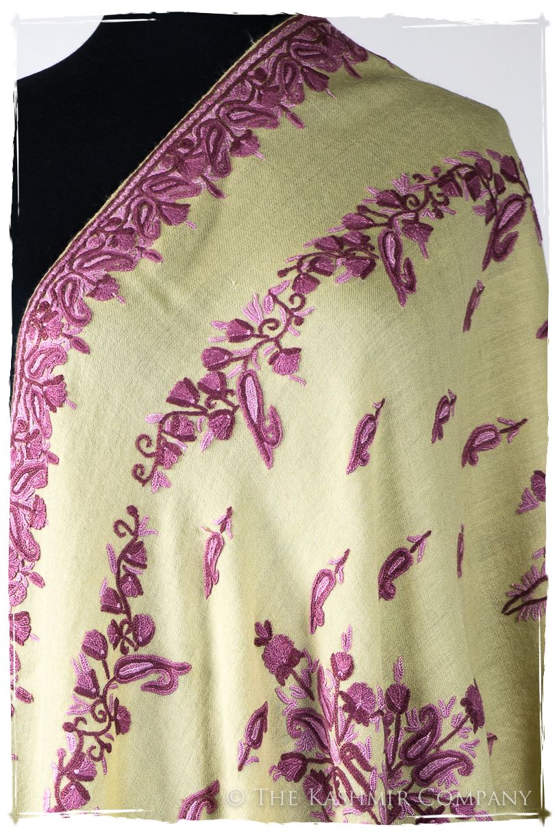 Frontière de l'Acadie Française Paisley Provence Shawl