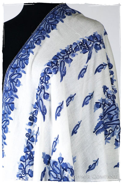 Frontière du Québec Française Paisley Provence Shawl