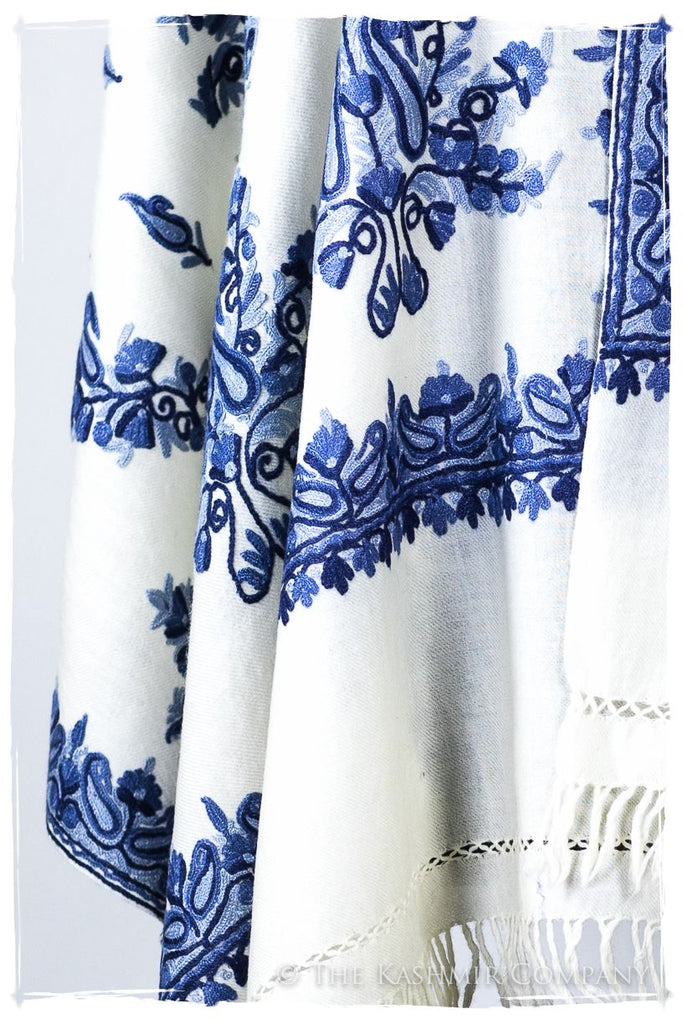 Frontière du Québec Française Paisley Provence Shawl