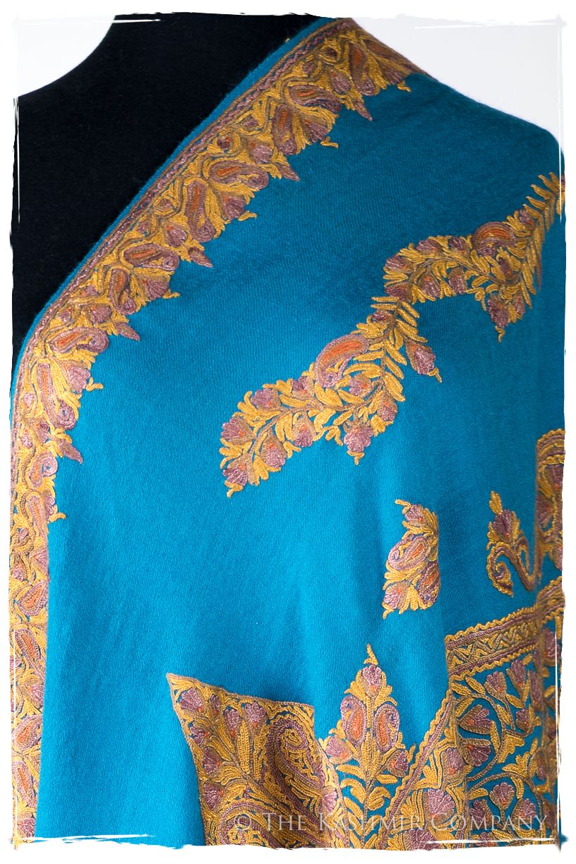 Frontière de Fort Caroline Française Paisley Provence Shawl