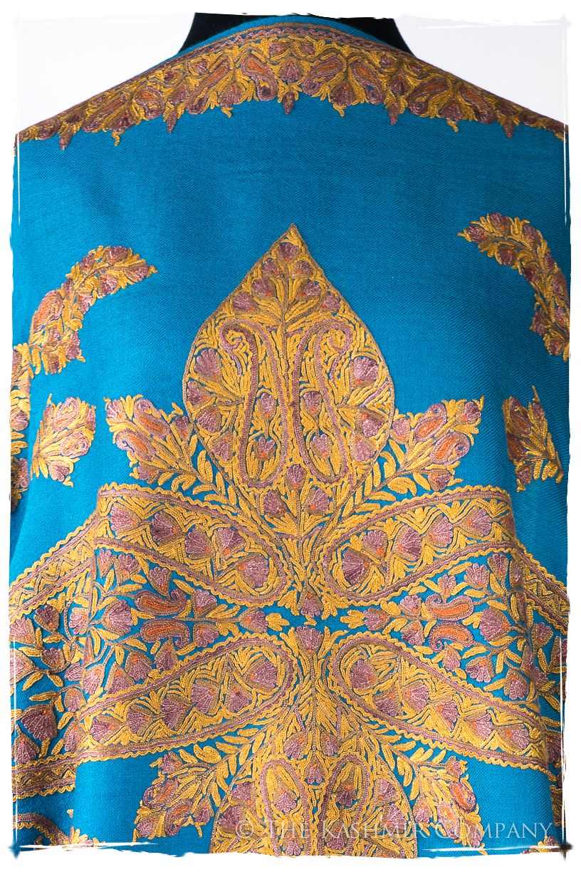 Frontière de Fort Caroline Française Paisley Provence Shawl