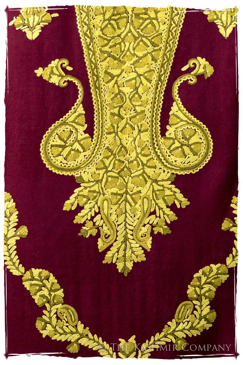Frontière de la Louisiane Française Paisley Provence Shawl