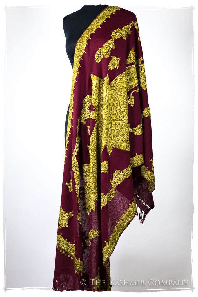 Frontière de la Louisiane Française Paisley Provence Shawl