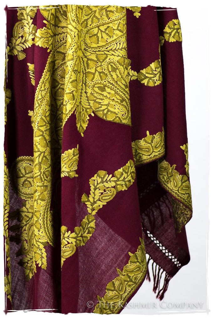 Frontière de la Louisiane Française Paisley Provence Shawl