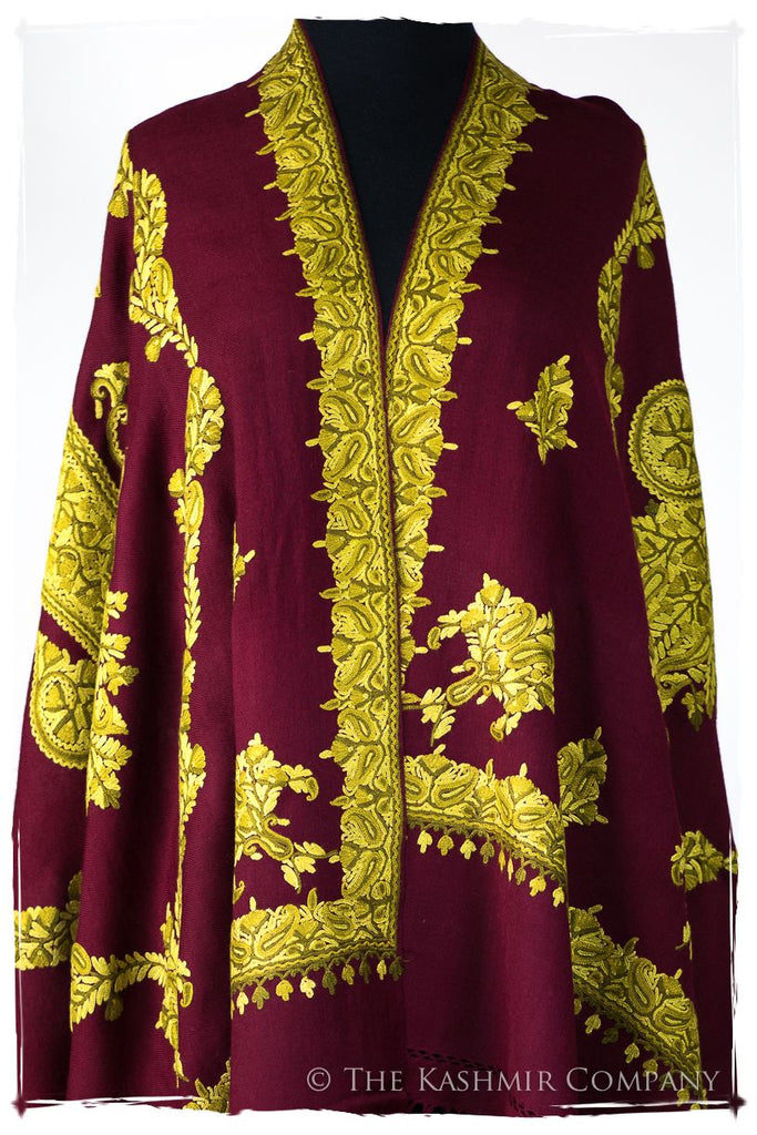 Frontière de la Louisiane Française Paisley Provence Shawl