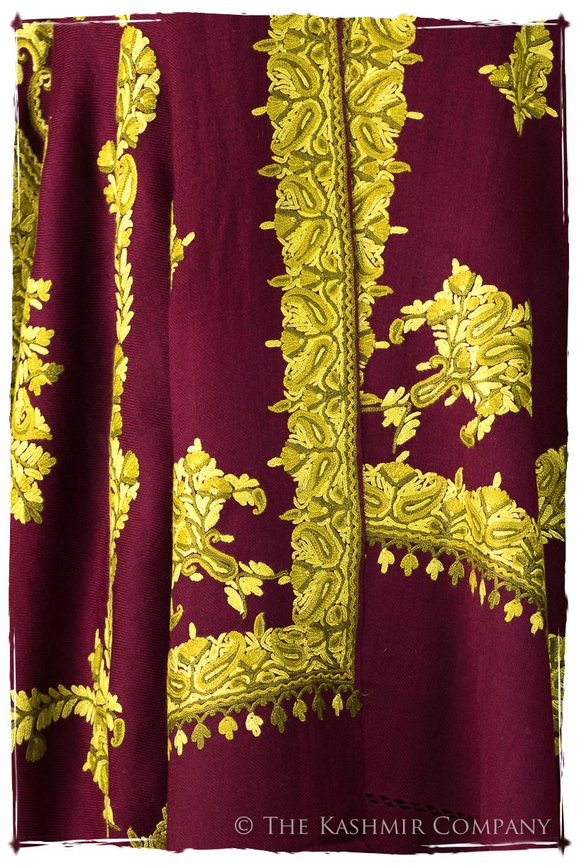 Frontière de la Louisiane Française Paisley Provence Shawl