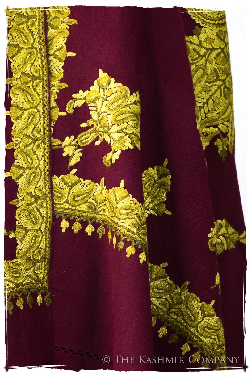 Frontière de la Louisiane Française Paisley Provence Shawl