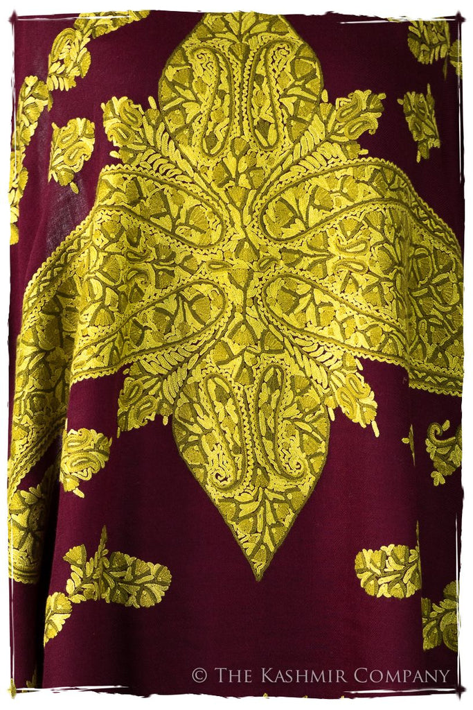 Frontière de la Louisiane Française Paisley Provence Shawl