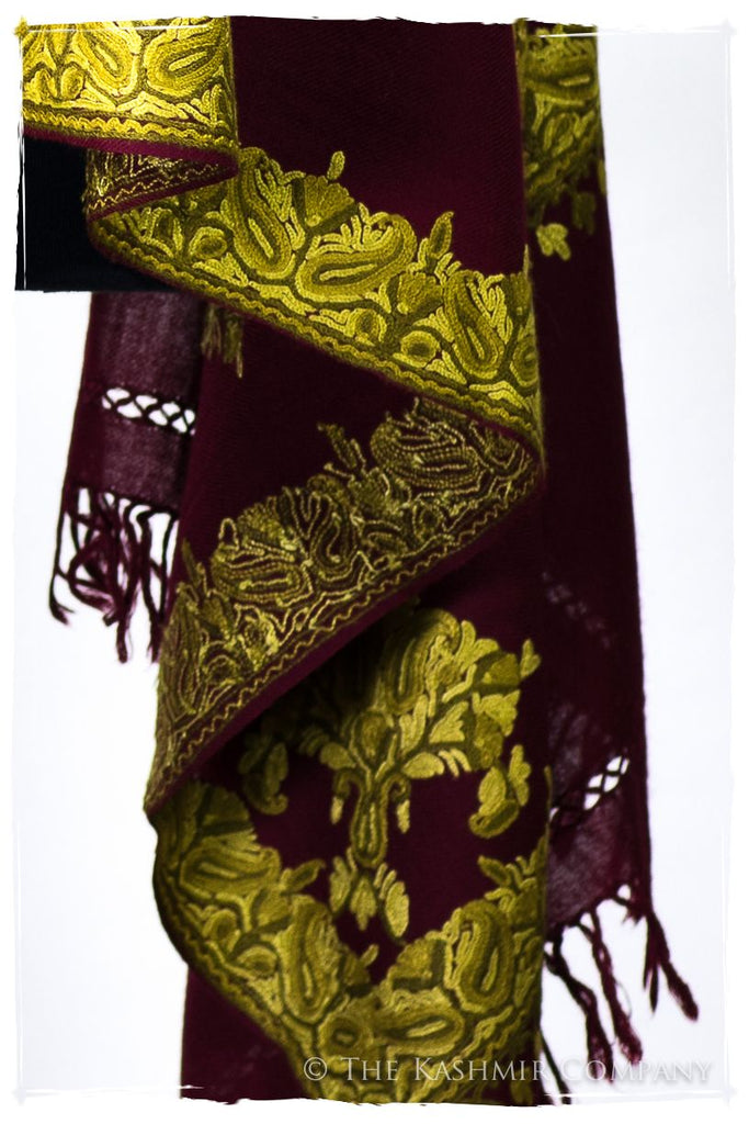 Frontière de la Louisiane Française Paisley Provence Shawl