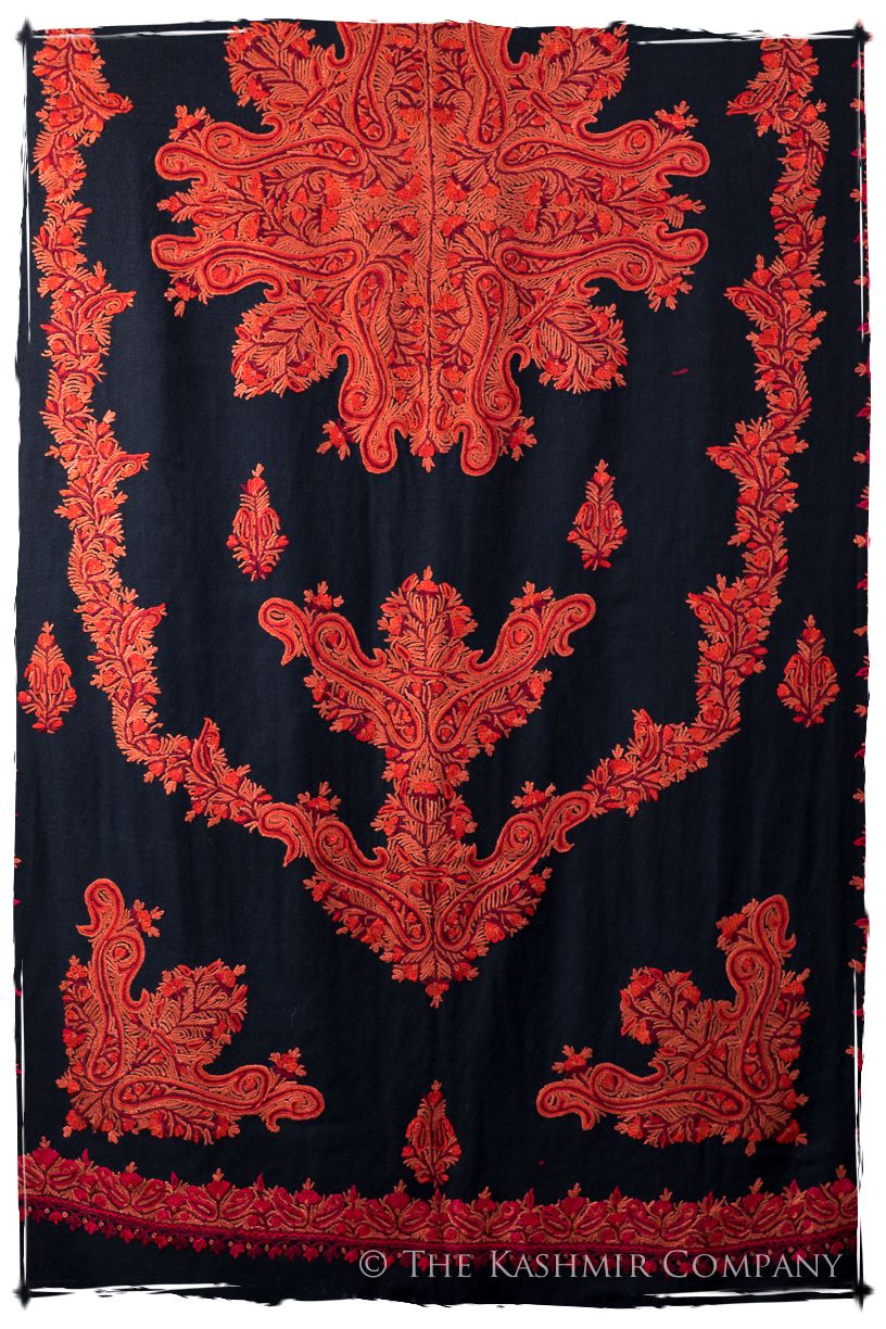 Frontière de Sainte-Croix Française Paisley Provence Shawl