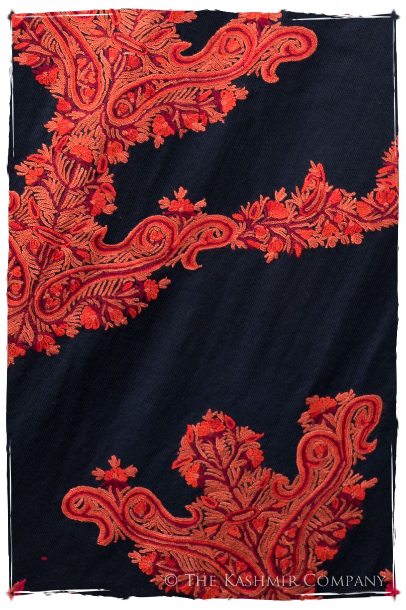Frontière de Sainte-Croix Française Paisley Provence Shawl