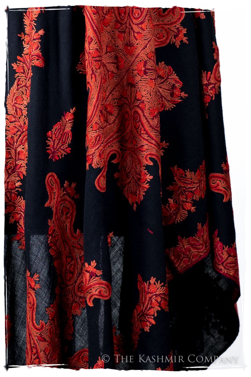 Frontière de Sainte-Croix Française Paisley Provence Shawl