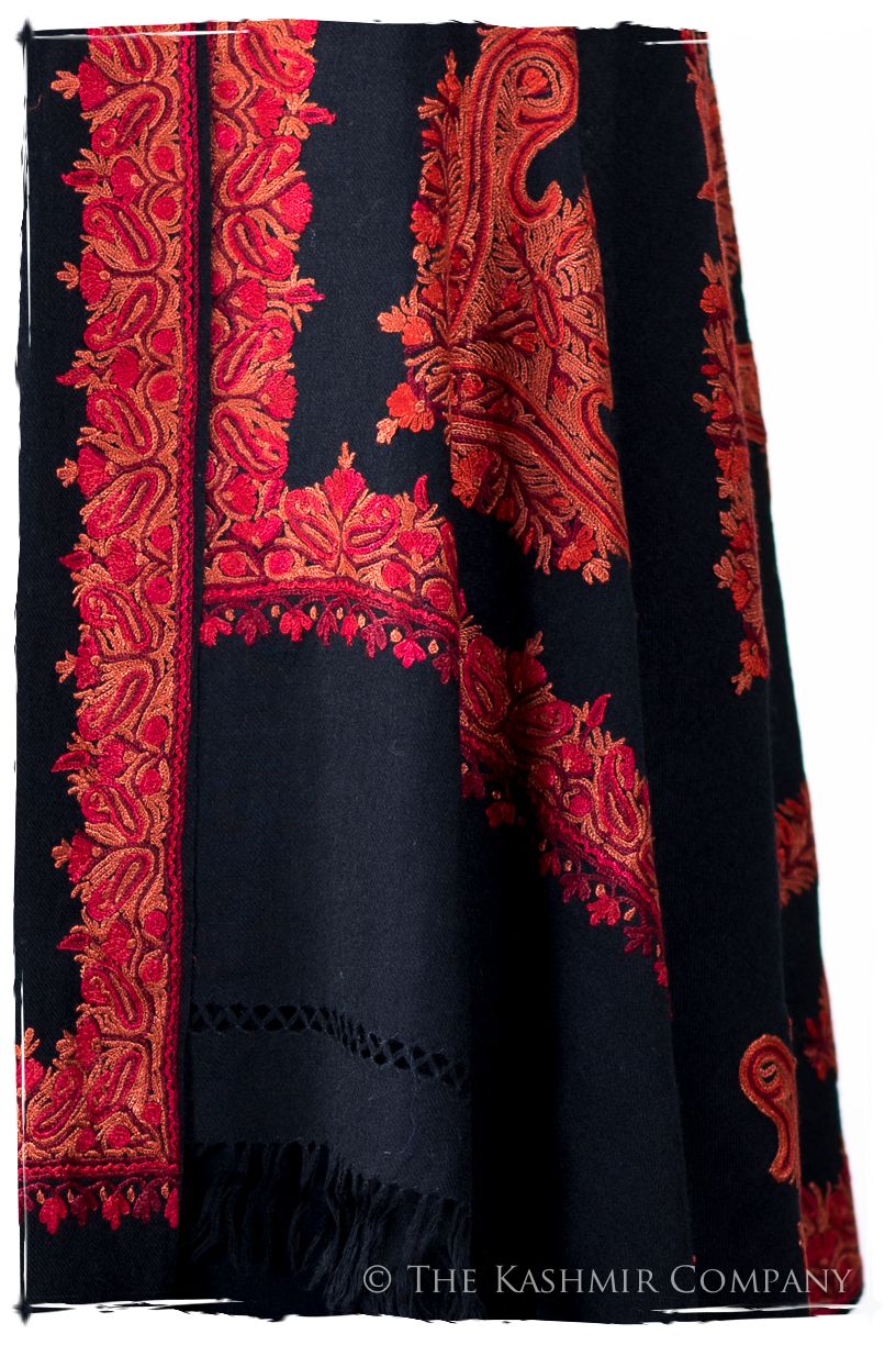 Frontière de Sainte-Croix Française Paisley Provence Shawl