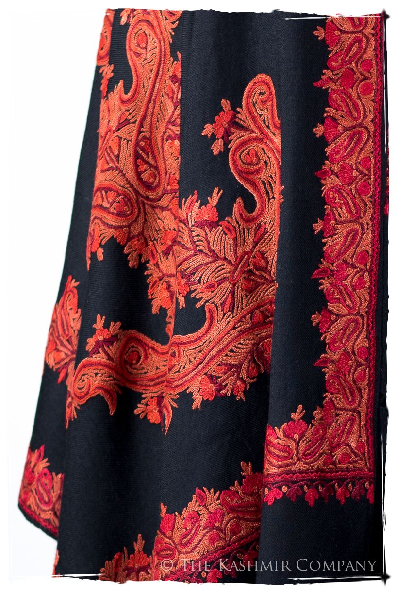 Frontière de Sainte-Croix Française Paisley Provence Shawl