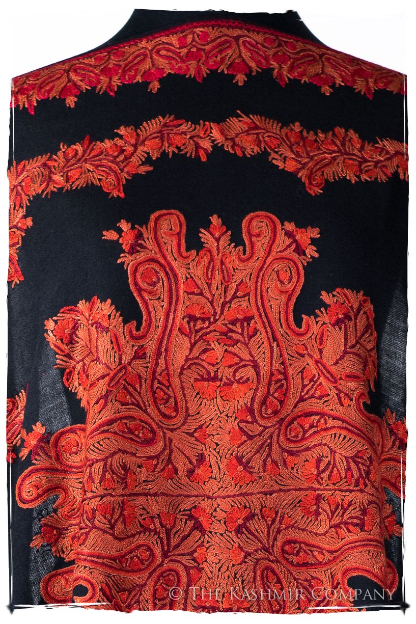 Frontière de Sainte-Croix Française Paisley Provence Shawl