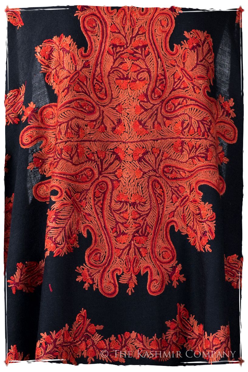 Frontière de Sainte-Croix Française Paisley Provence Shawl