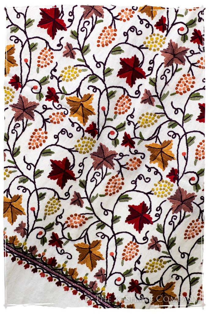 Château de Berne Provence Feuilles de Vigne Shawl