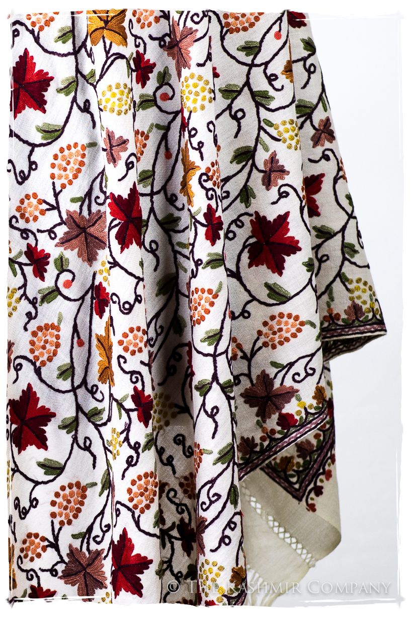 Château de Berne Provence Feuilles de Vigne Shawl