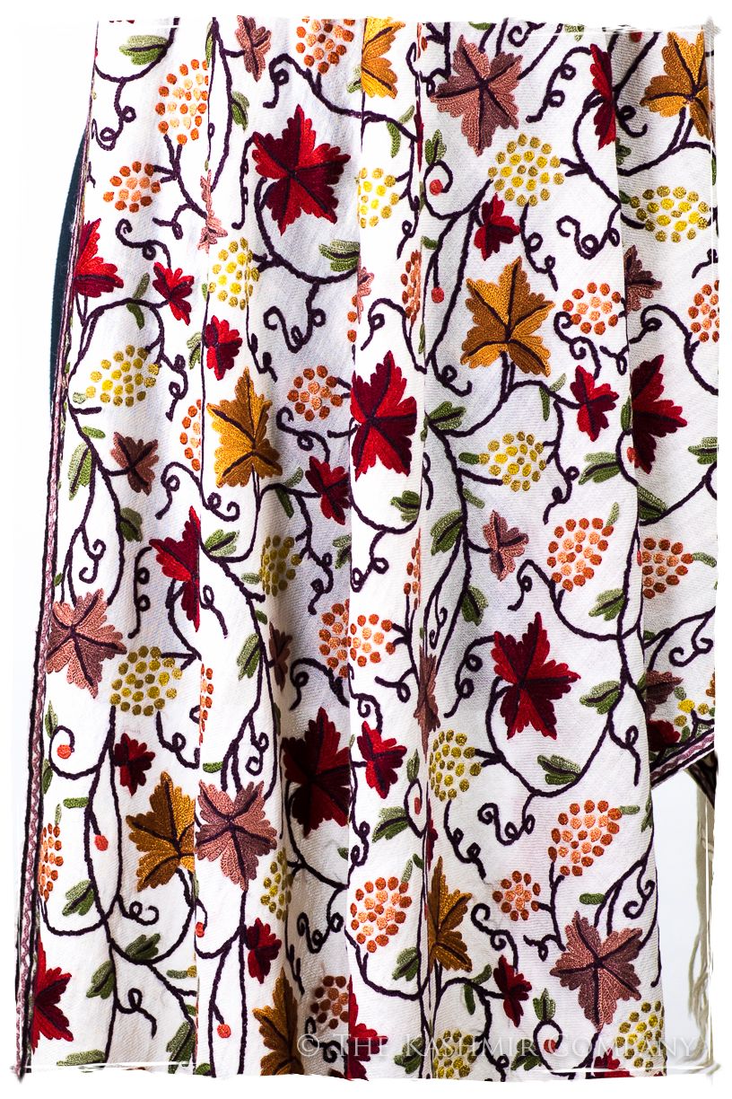 Château de Berne Provence Feuilles de Vigne Shawl