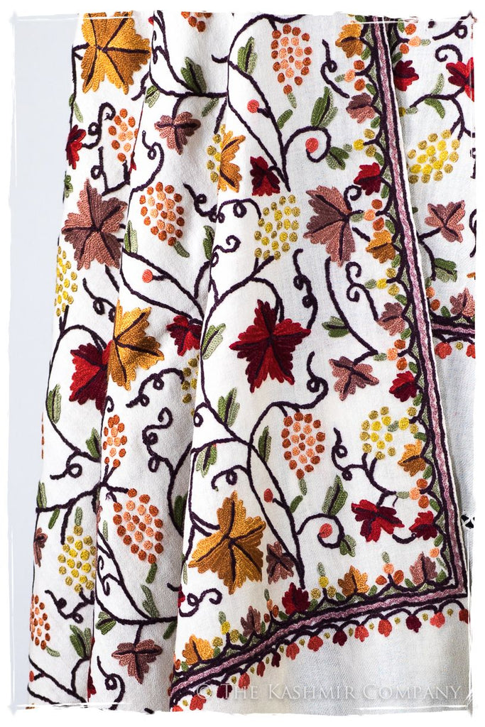 Château de Berne Provence Feuilles de Vigne Shawl