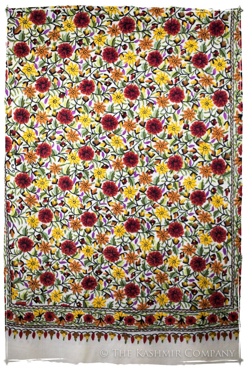 Beau Soleil Fleur Français Antiquaires Shawl