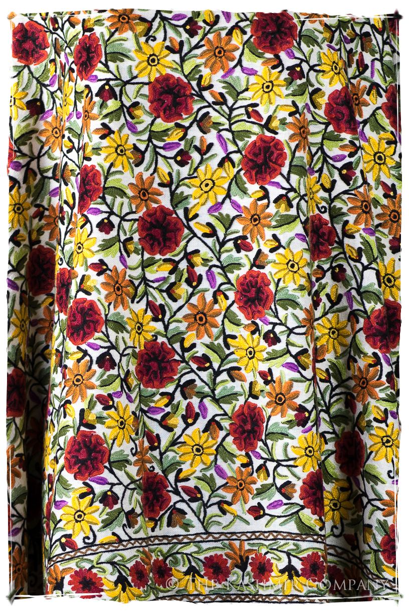 Beau Soleil Fleur Français Antiquaires Shawl