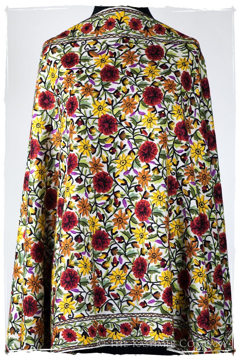 Beau Soleil Fleur Français Antiquaires Shawl
