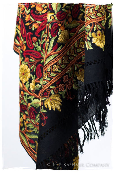 Jardin de la reine Autrichienne Paisley Antiquaires Shawl