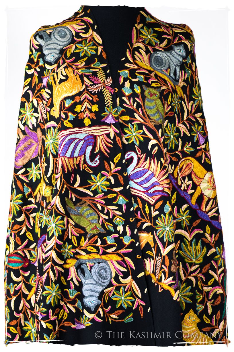 Jardin doré du Sanctuaire Colonial indien Antiquaires Shawl